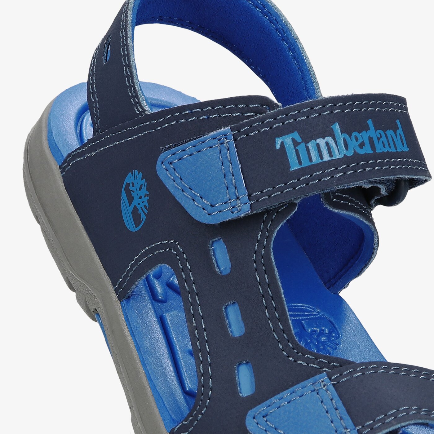 Dziecięce sandały / klapki TIMBERLAND MOSS JUMP 2 STRAP SANDAL tb0a1x440191 kolor granatowy