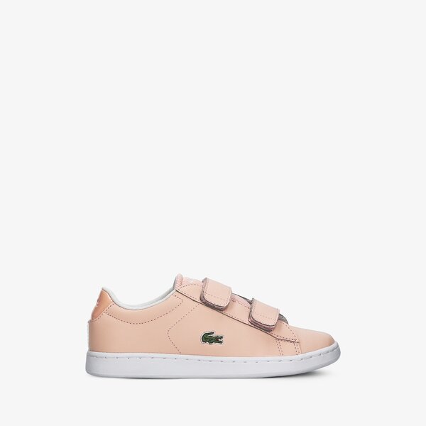 Dziecięce sneakersy (buty) LACOSTE CARNABY EVO STRAP1201 SUI 739sui00057f8 kolor beżowy