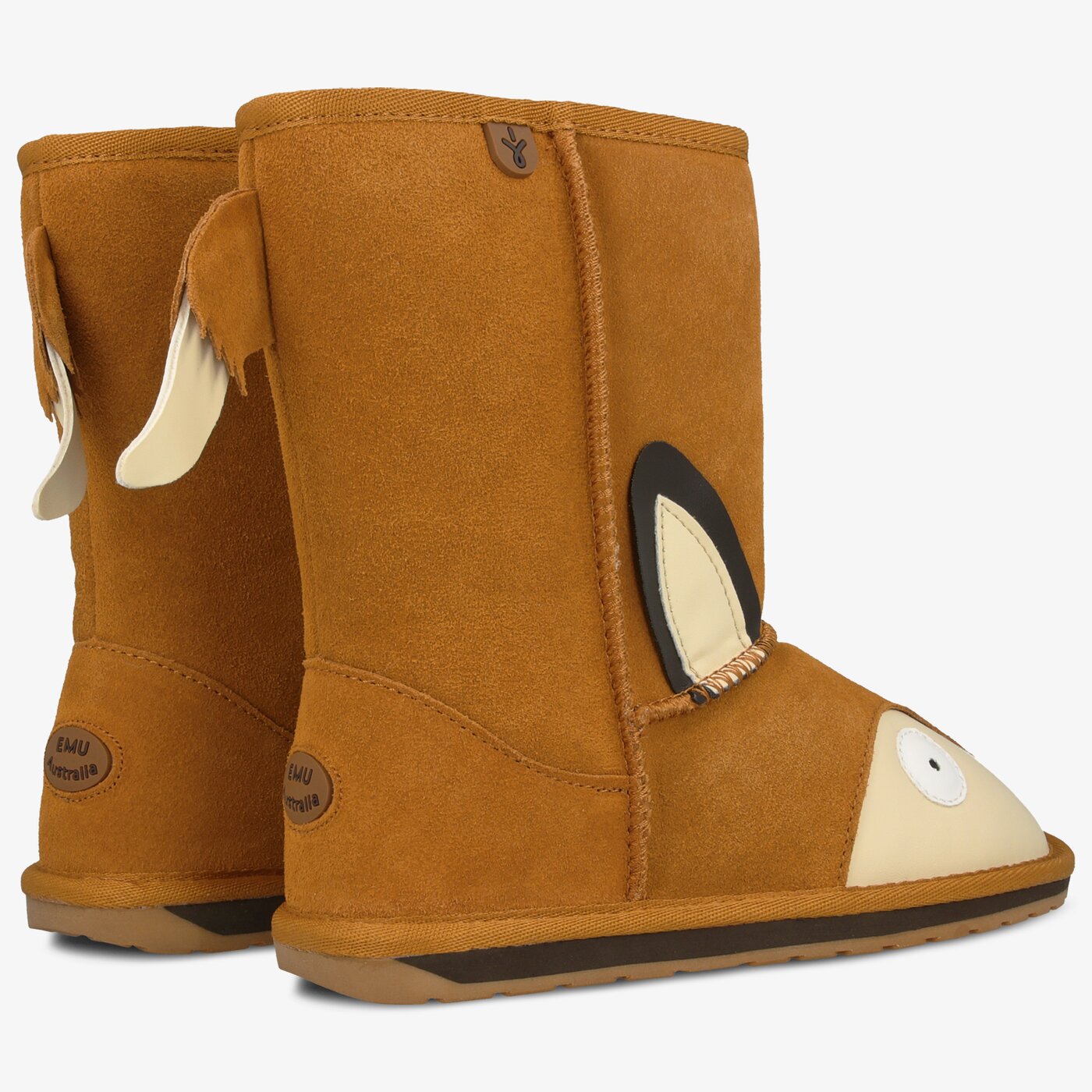 Dziecięce buty za kostkę EMU FOX k12074burntorange kolor pomarańczowy