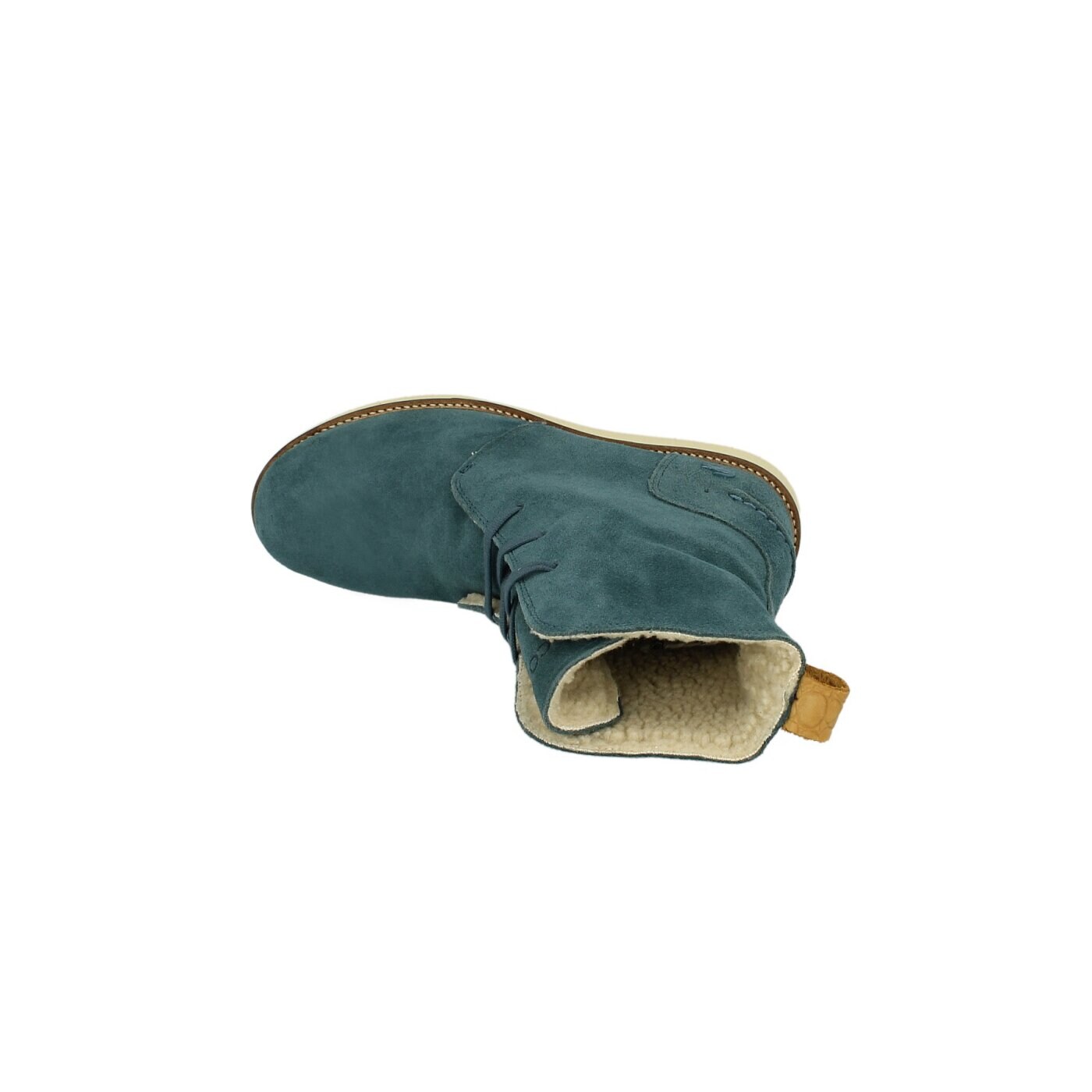 Damskie botki / sztyblety LACOSTE BAYLEN 726srw0144125 kolor niebieski