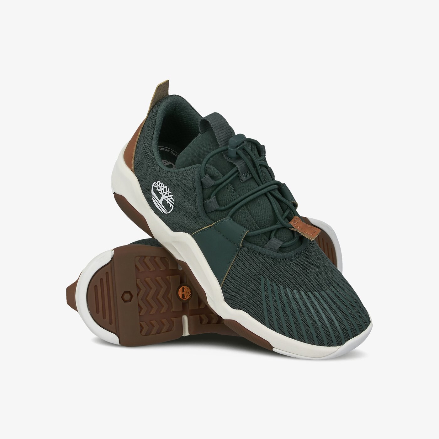 Dziecięce sneakersy (buty) TIMBERLAND EARTH RALLY FLEXIKNIT OX tb0a2bs6y181 kolor zielony