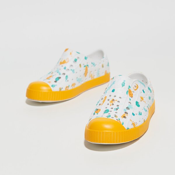 Dziecięce trampki NATIVE JEFFERSON PRINT CHILD 13100101-8969 kolor biały