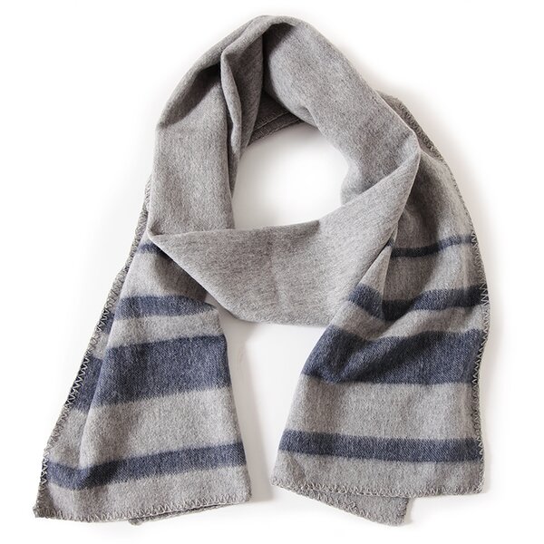 Męski szalik / rękawiczki TIMBERLAND SZALIK MENS BLANKET SCARF j1821052 kolor szary