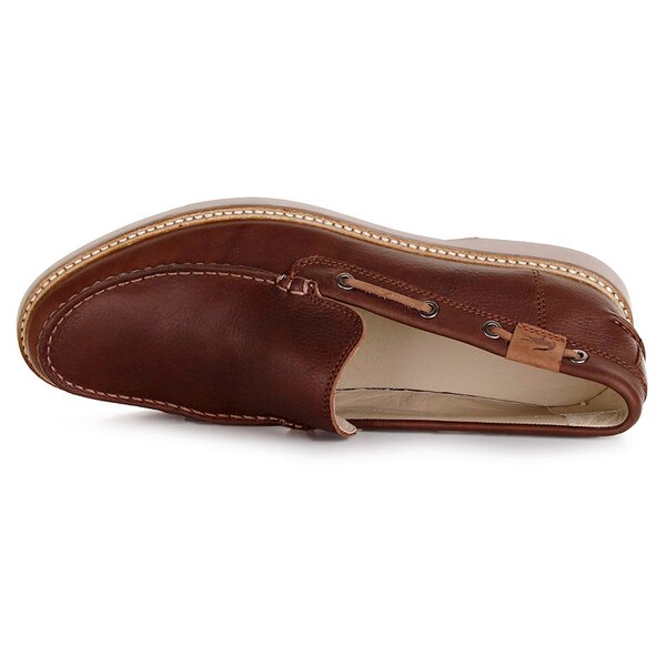 Męskie półbuty LACOSTE SHERBROOKE LOAFER 725srm2208176 kolor brązowy