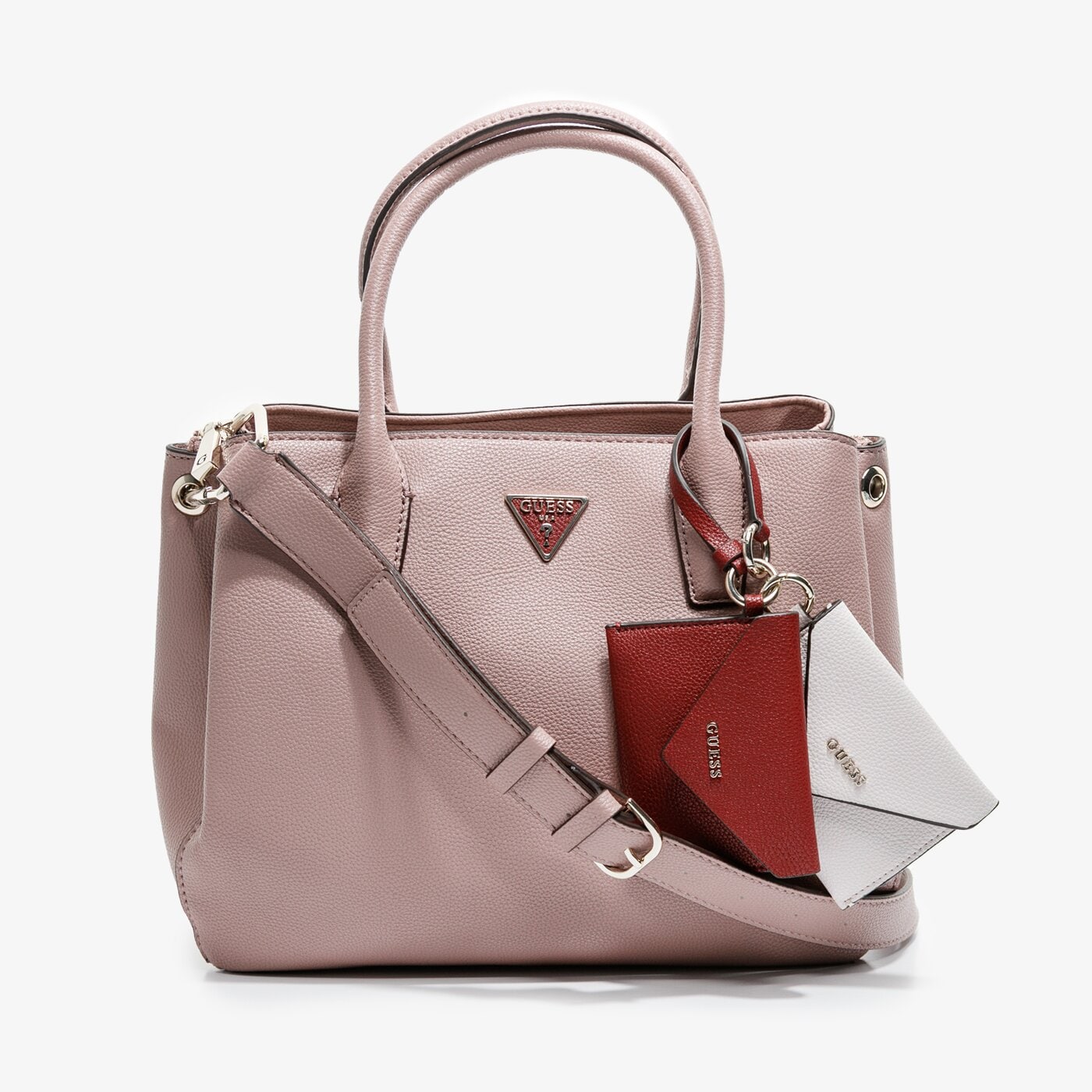 Damska torebka GUESS TOREBKA KIRBY GIRLFRIEND CARRYALL hwvg7872070mau kolor różowy