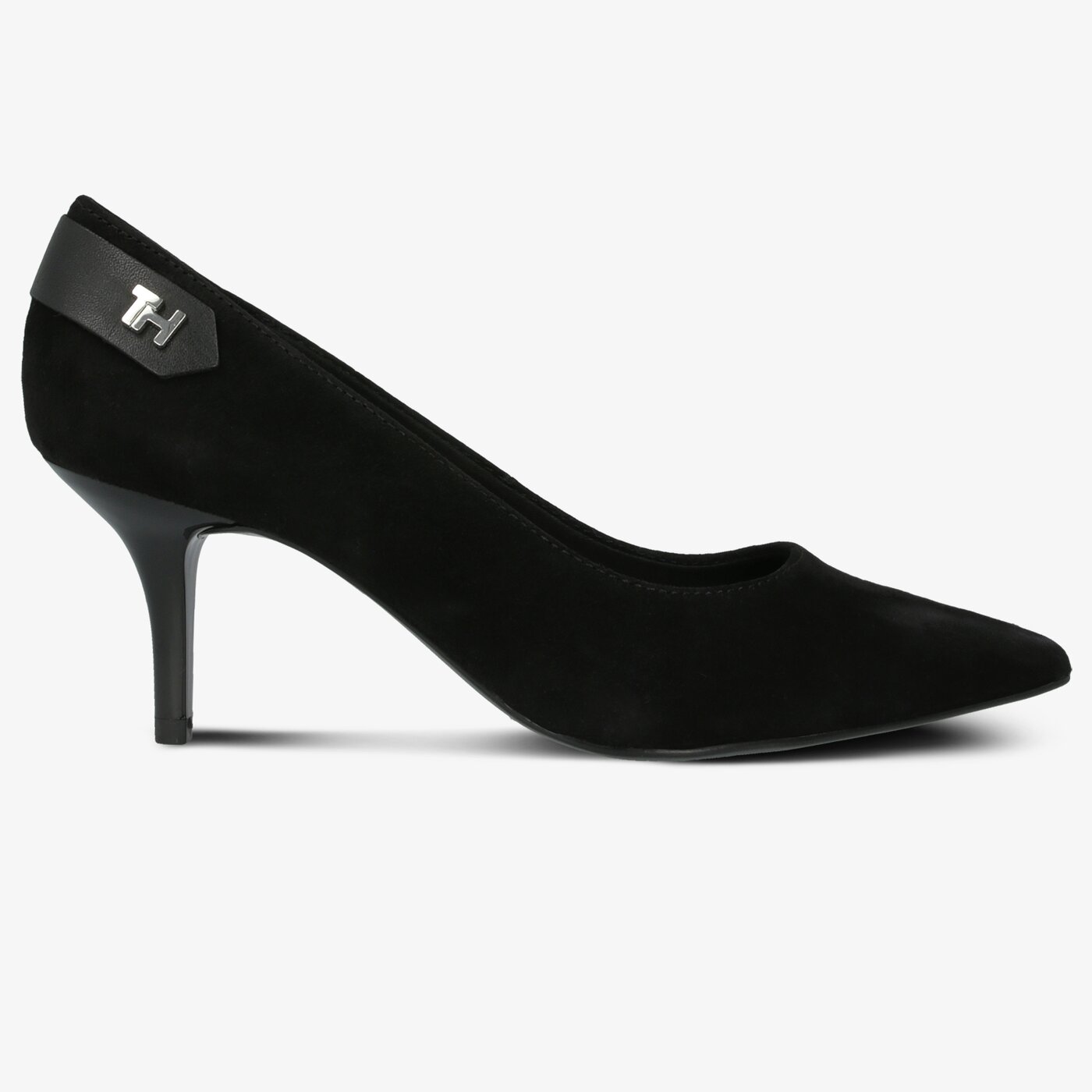 Damskie szpilki / czółenka TOMMY HILFIGER ELEVATED TH HARDWARE PUMP fw0fw04585bds kolor czarny
