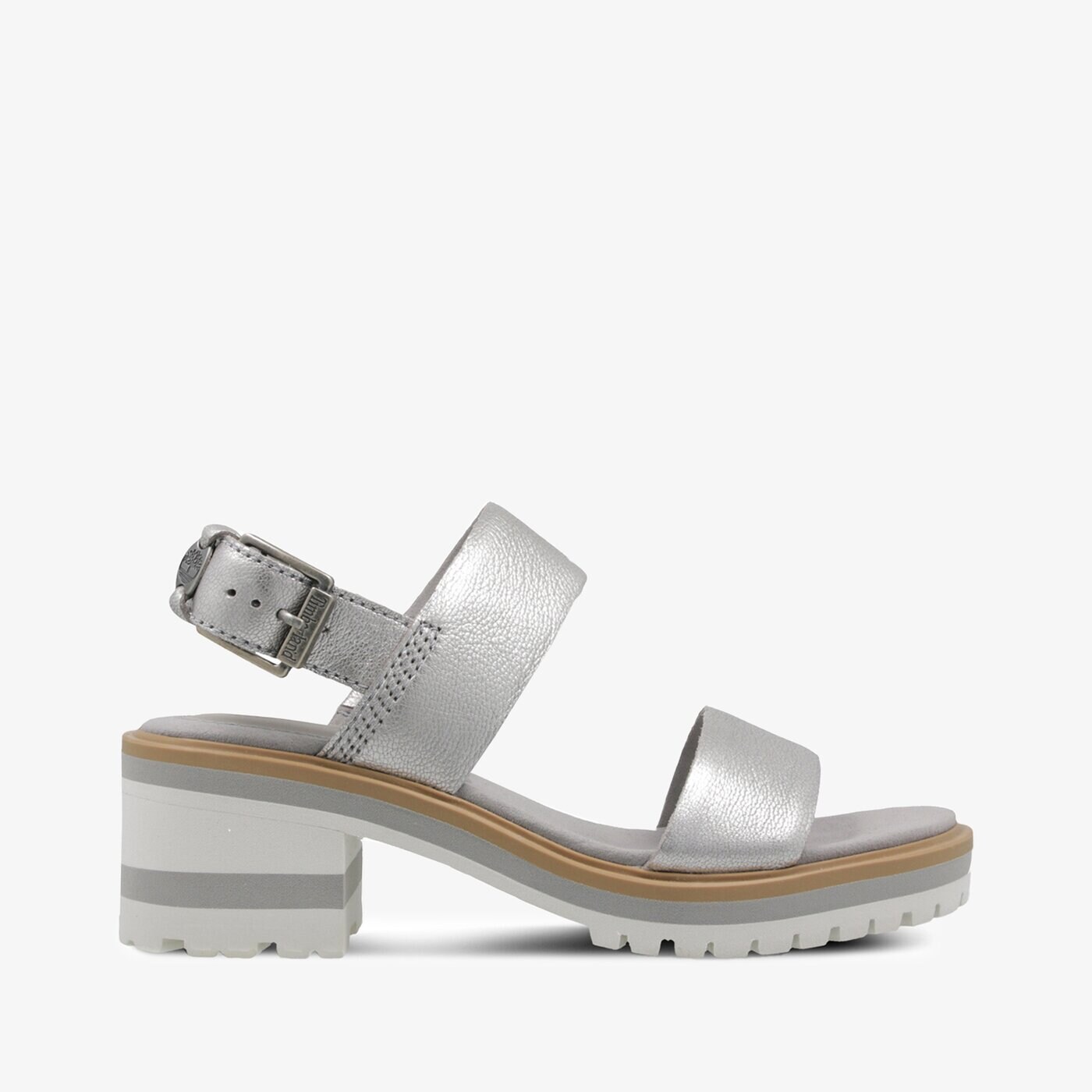Damskie sandały TIMBERLAND VIOLET MARSH 2 BAND SANDAL tb0a1xyz0401 kolor srebrny