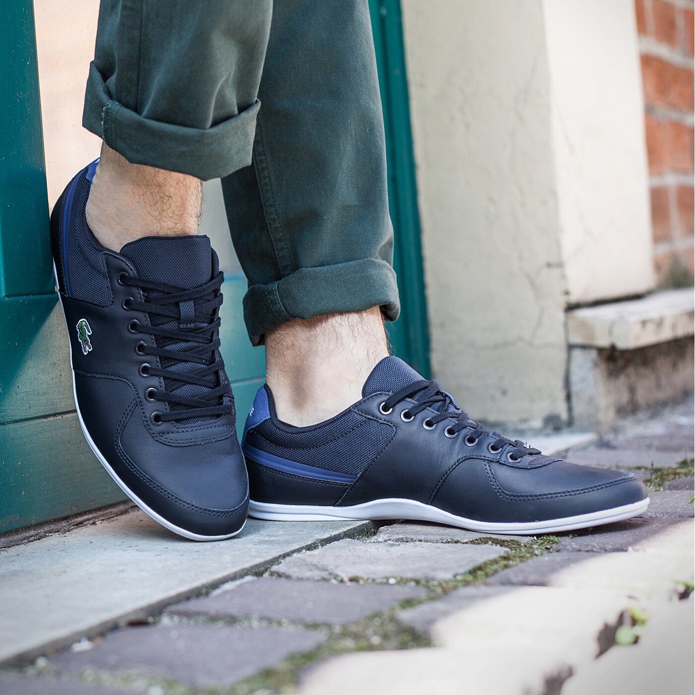 Męskie sneakersy (buty) LACOSTE TALOIRE SPORT 116 1 731spm0037003 kolor granatowy