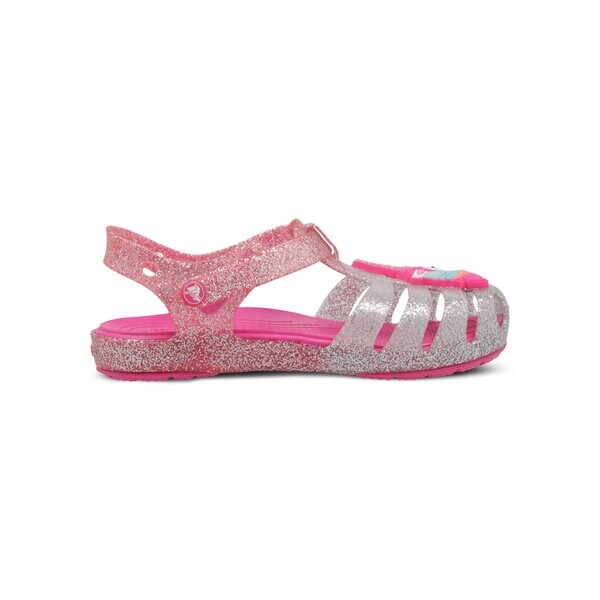 Dziecięce sandały / klapki CROCS ISABELLA CHARM SANDAL K 2055356pdk kolor różowy