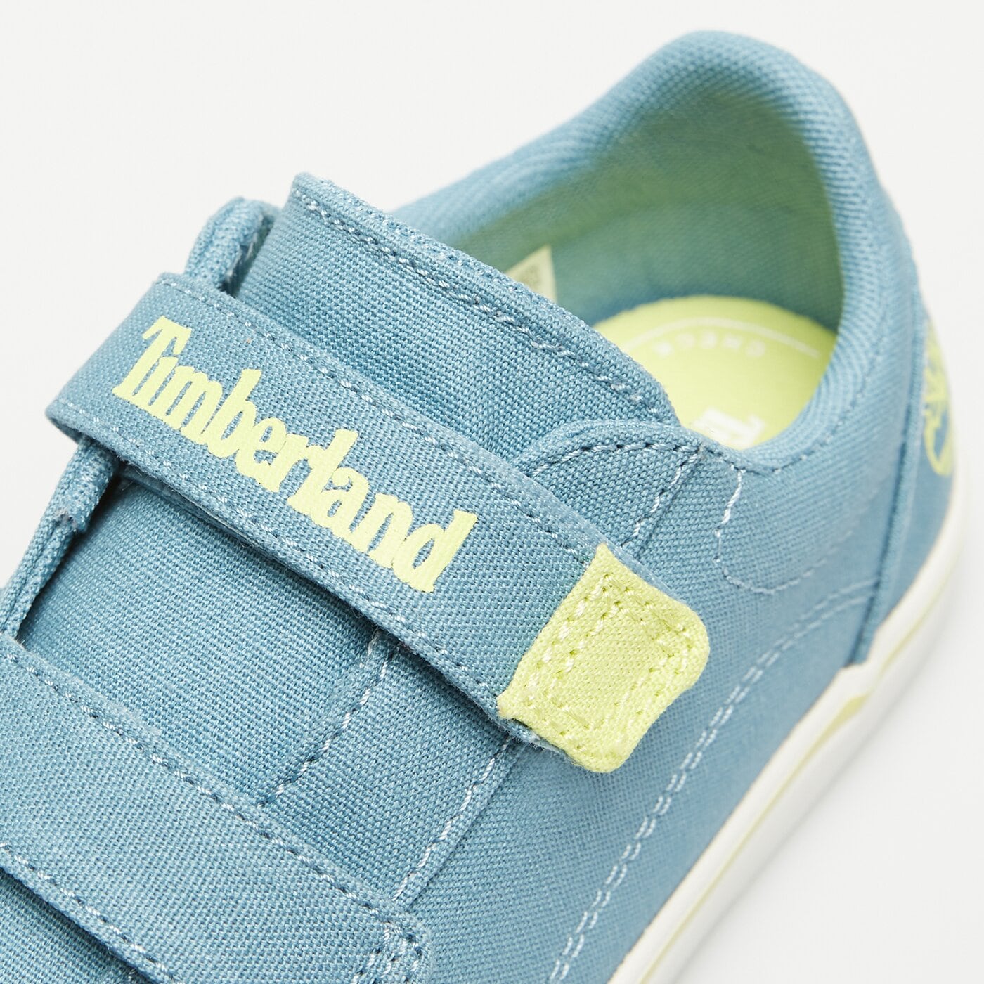 Dziecięce sneakersy (buty) TIMBERLAND STONE JUMP LOW HOOK & LOOP SNEAKER MEDIUM BLUE CA tb0a6c1jets1 kolor niebieski