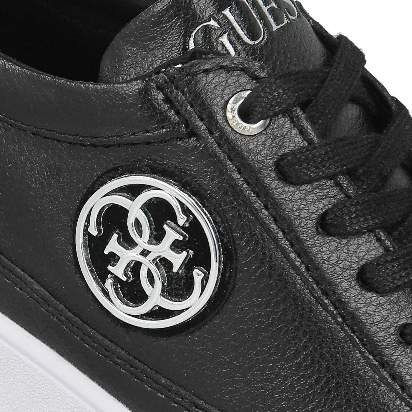 Damskie trampki GUESS FLAVIA flfva3lea12black kolor czarny