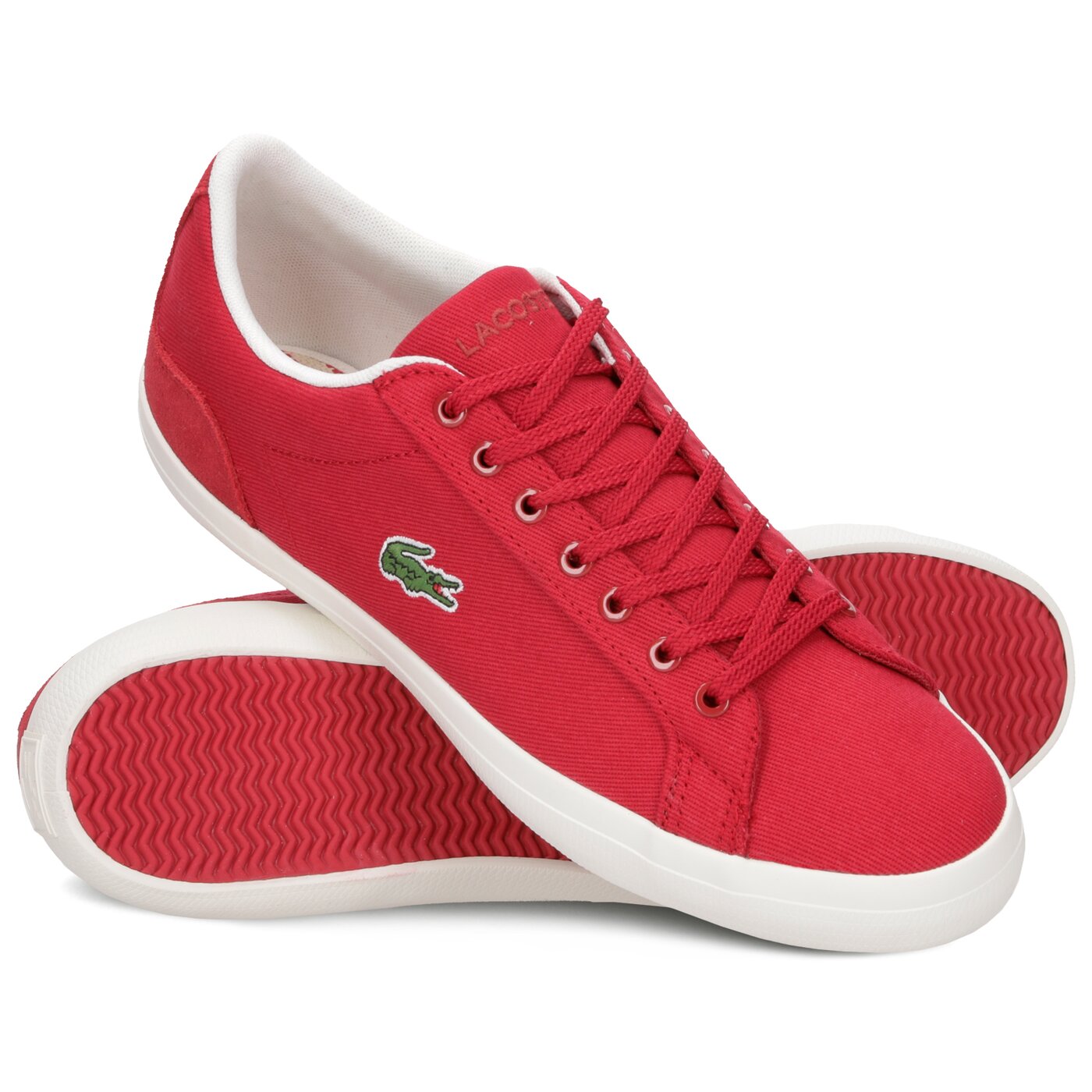 Męskie sneakersy (buty) LACOSTE LEROND 219 1 CMA 737cma0047262 kolor czerwony