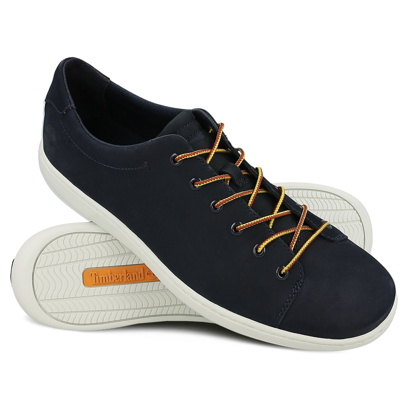 Męskie sneakersy (buty) TIMBERLAND COURT SIDE LEATHER OX a1gj2 kolor granatowy