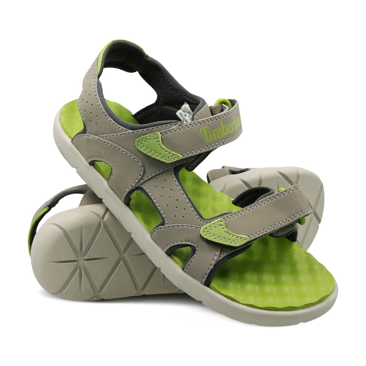 Dziecięce sandały / klapki TIMBERLAND PERKINS ROW 2-STRAP tb0a1qf61101 kolor szary