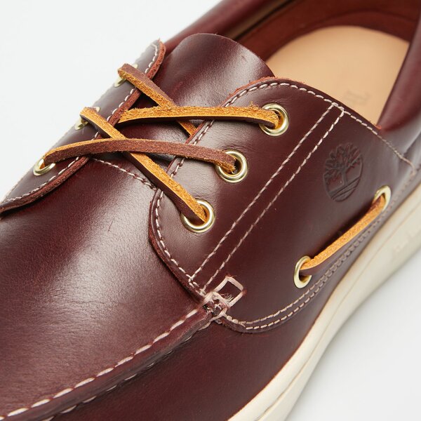 Męskie mokasyny TIMBERLAND PORTOFINO PIER BOAT SHOE tb0a6cxmeiw1 kolor bordowy
