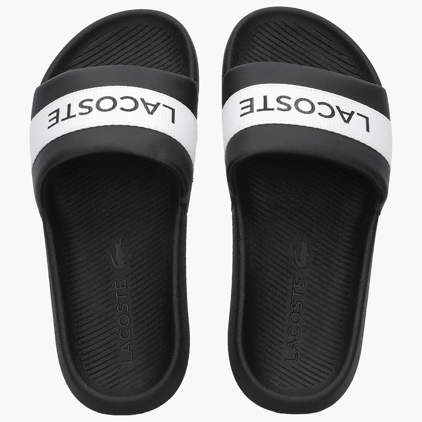 Damskie klapki LACOSTE CROCO SLIDE 0721 1 CFA 741cfa0011312 kolor czarny