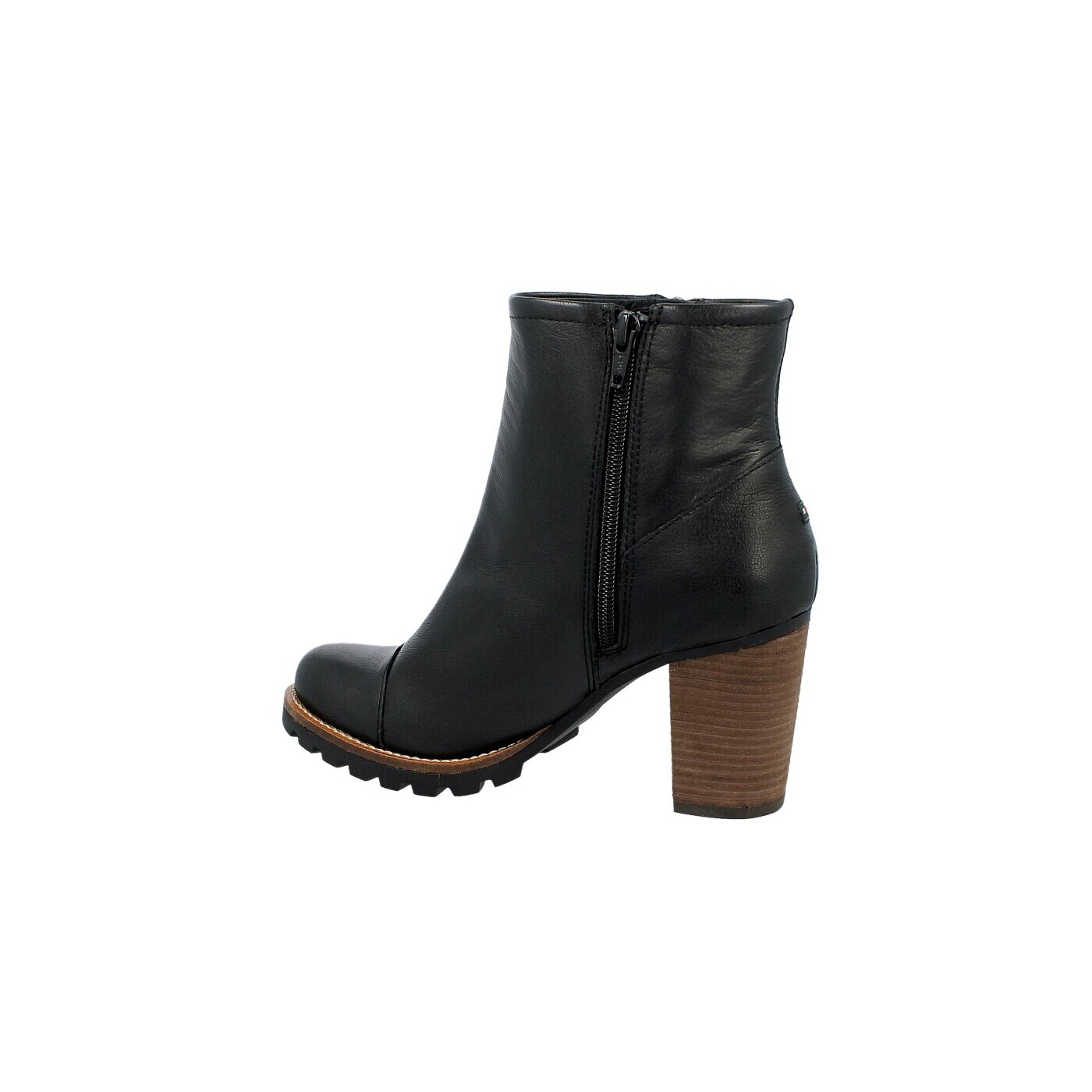 Damskie botki / sztyblety TOMMY HILFIGER ISABELLA 1 A  fw56817638990 kolor czarny
