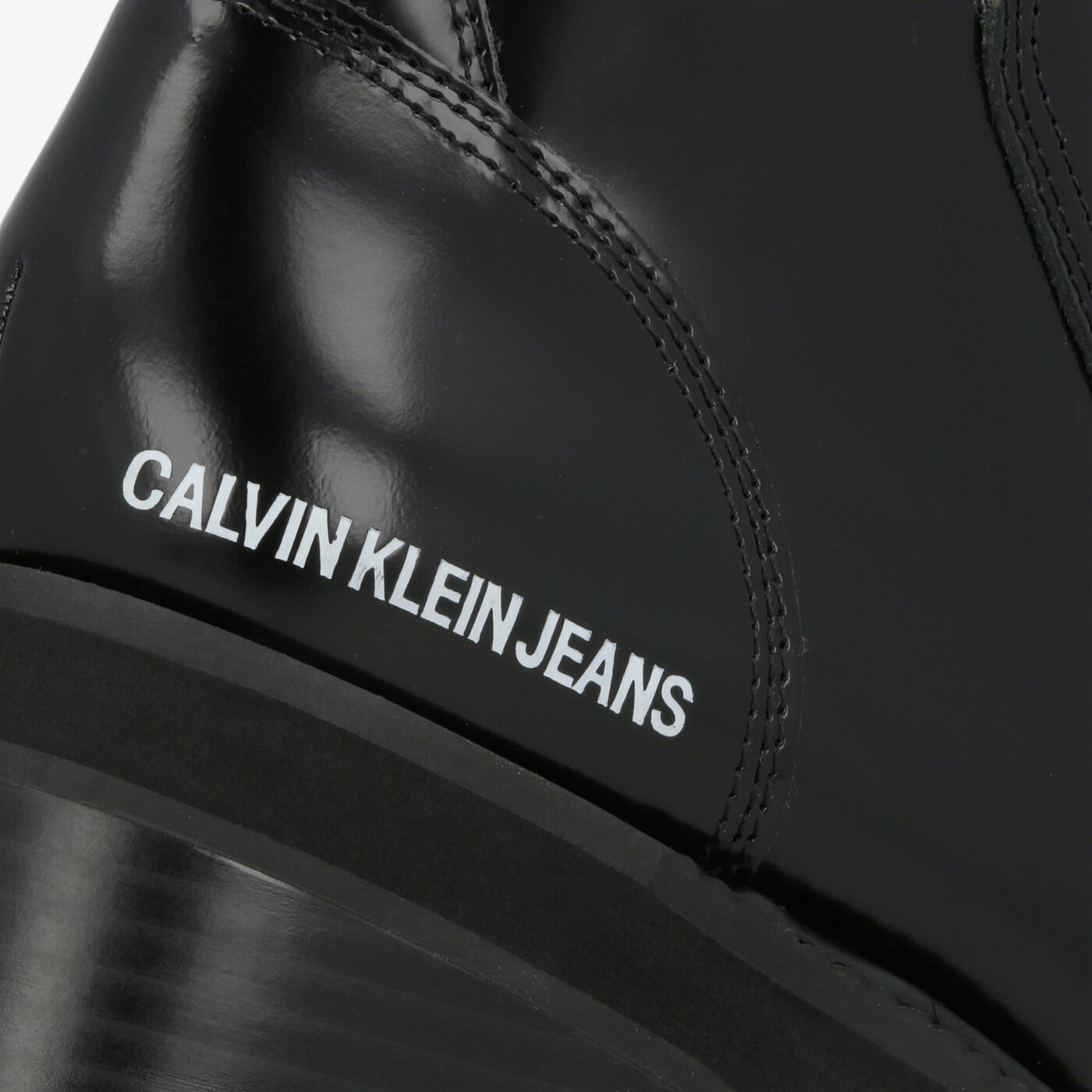 Damskie botki / sztyblety CALVIN KLEIN EBBA r0762blk kolor czarny