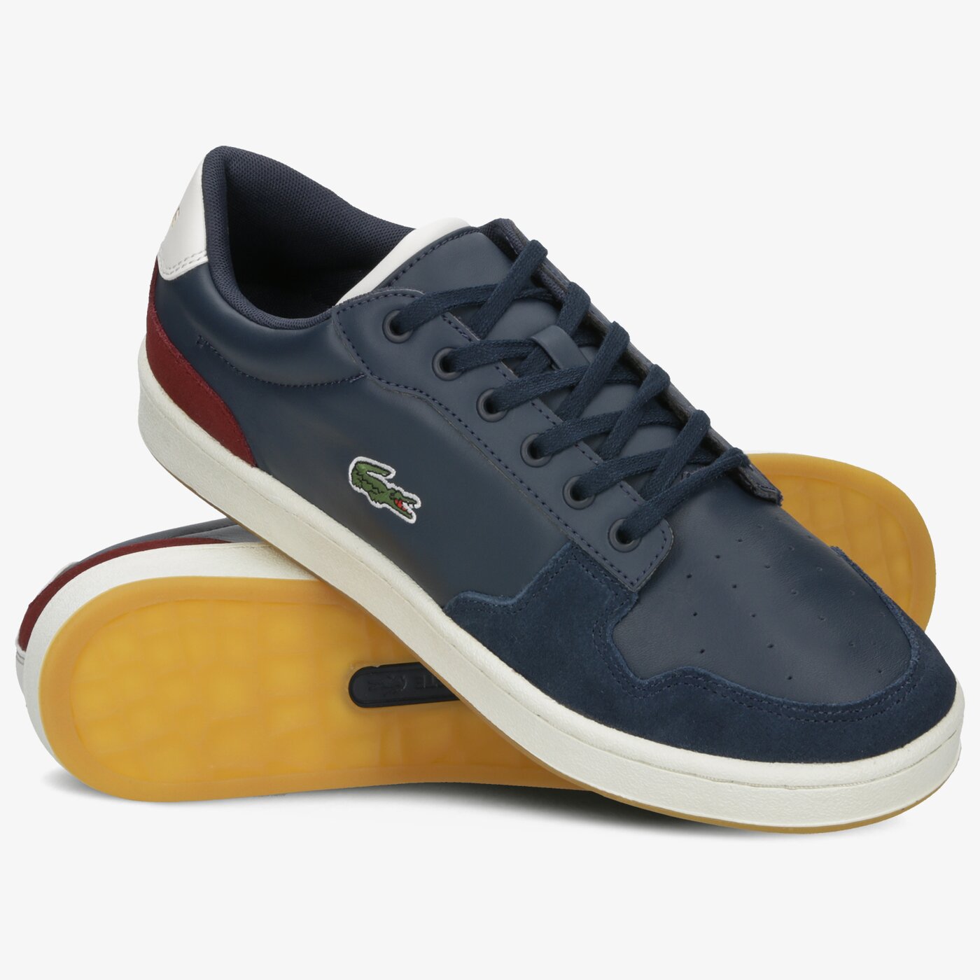 Męskie sneakersy (buty) LACOSTE MASTERS CUP 319 2 SMA 738sma0037nod kolor granatowy