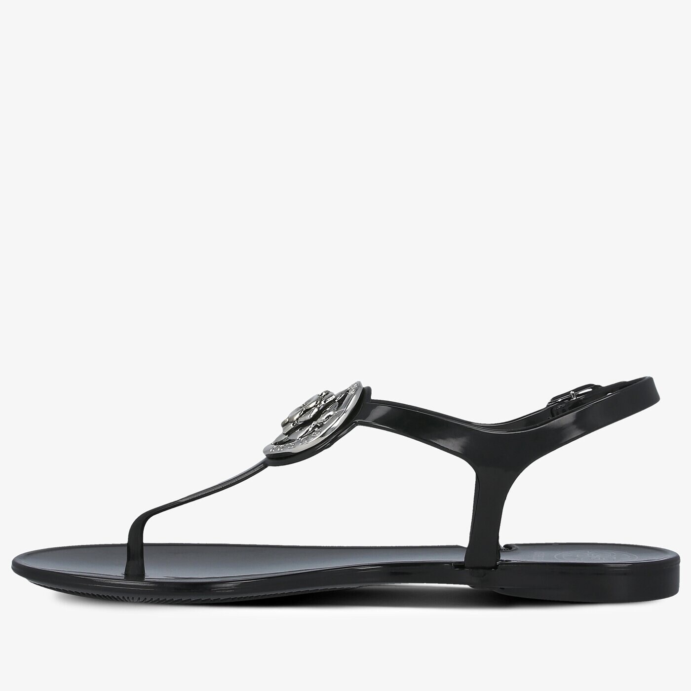 Damskie sandały GUESS JAXX fl6jax rub21 black kolor czarny