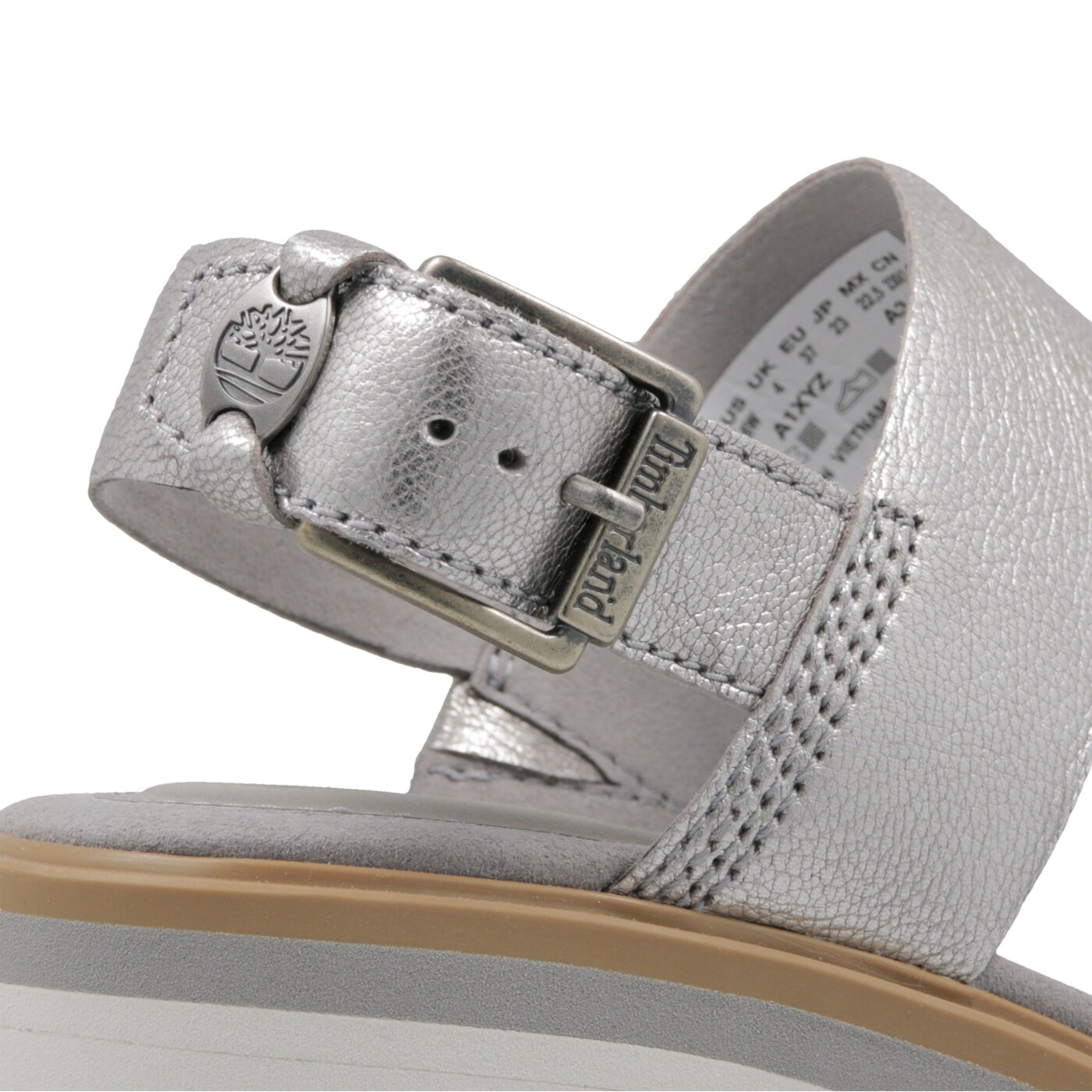 Damskie sandały TIMBERLAND VIOLET MARSH 2 BAND SANDAL tb0a1xyz0401 kolor srebrny