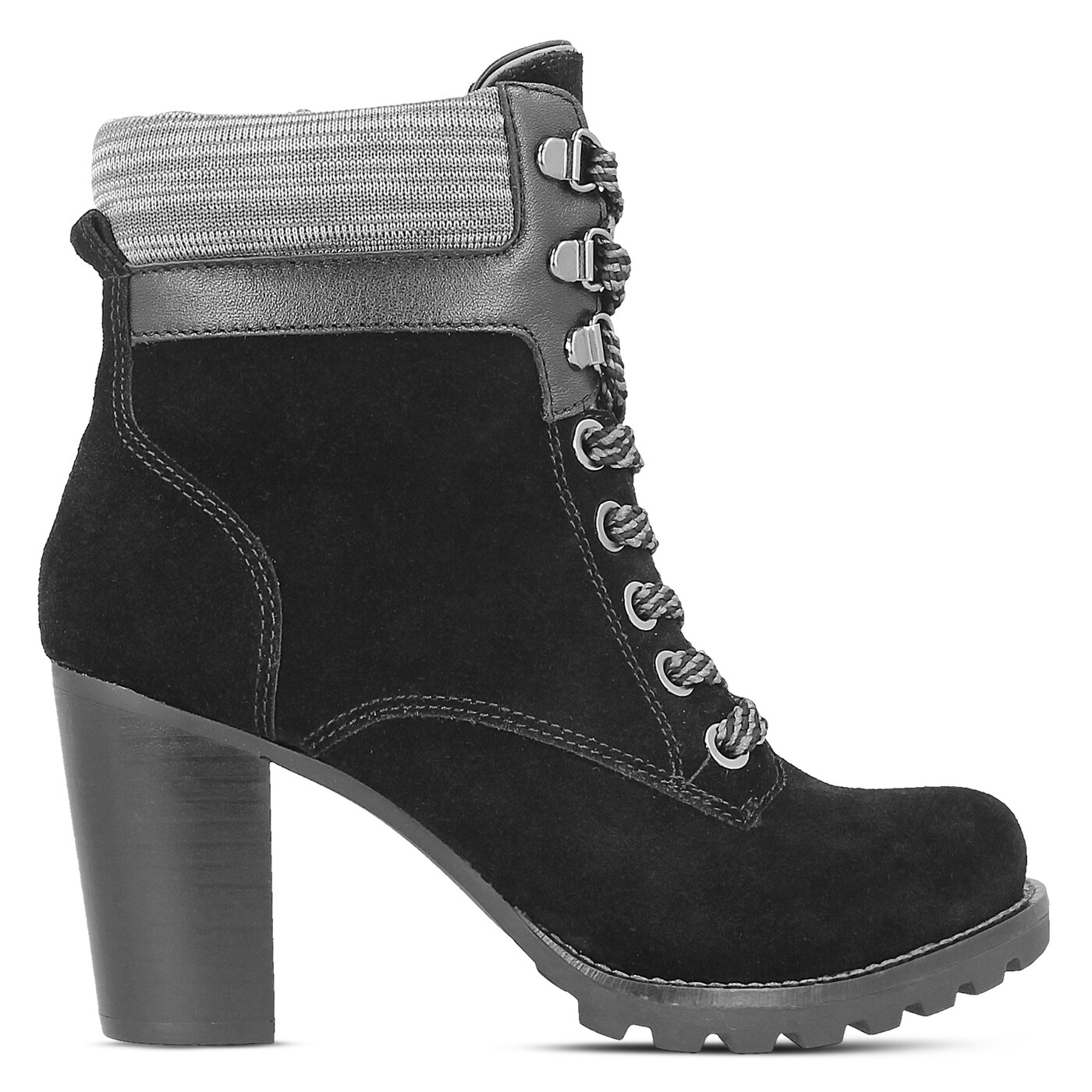 Damskie botki / sztyblety TOMMY HILFIGER ISABELLA 18B fw0fw01537990 kolor czarny