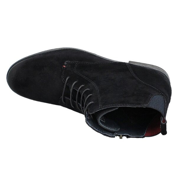 Damskie botki / sztyblety TOMMY HILFIGER BILLIE 12B  fw56817616403 kolor granatowy