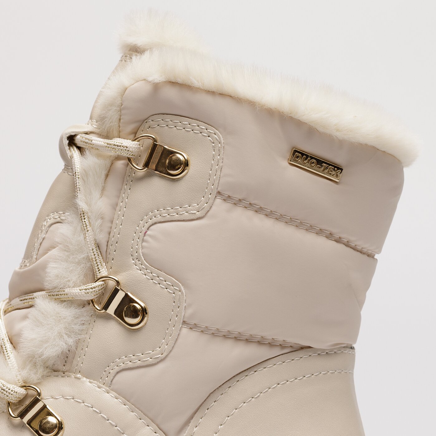 Damskie śniegowce TAMARIS SNOW FUR 1-1-26854-29 418 kolor beżowy