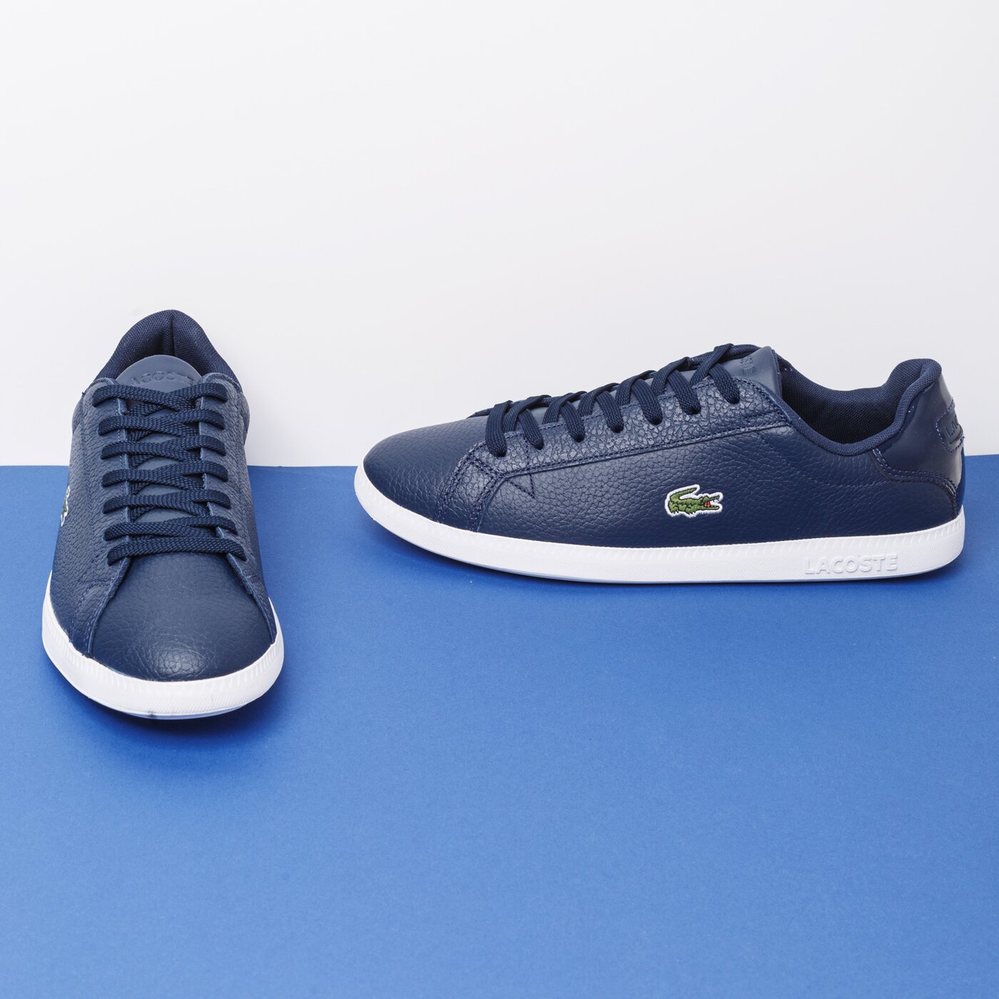 Męskie sneakersy (buty) LACOSTE GRADUATE 120 1 SMA 739sma0020092 kolor granatowy