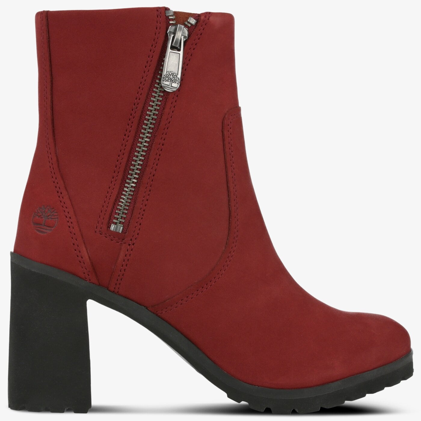 Damskie botki / sztyblety TIMBERLAND ALLINGTON BOOTIE tb0a22bwv151 kolor bordowy