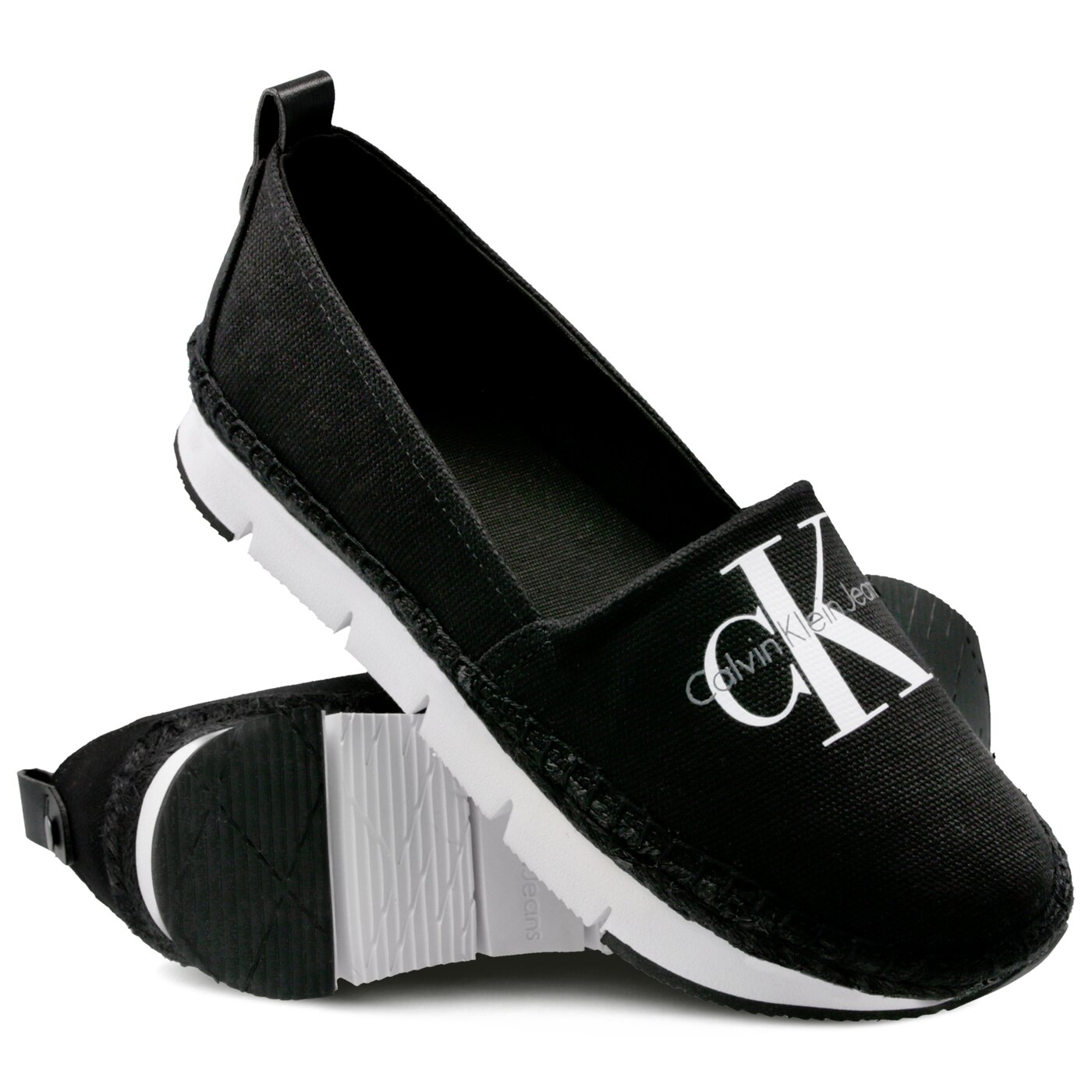 Damskie mokasyny i półbuty CALVIN KLEIN GENNA r3768blk kolor czarny