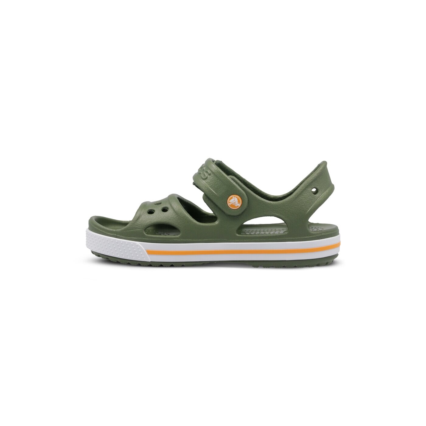 Dziecięce sandały / klapki CROCS CROCBAND II SANDAL PS 14854309i kolor khaki