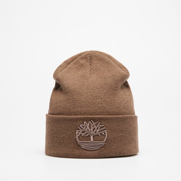 Damska czapka zimowa TIMBERLAND CZAPKA 3D EMBROIDERY BEANIE tb0a65hpbk01 kolor brązowy