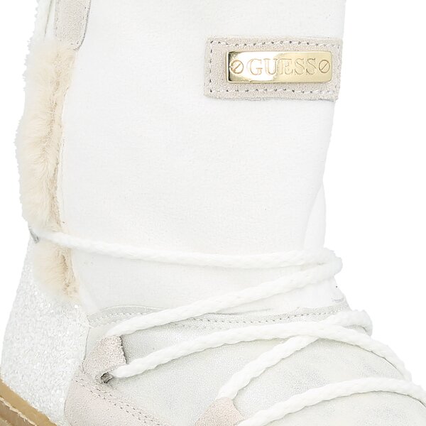 Damskie kozaki GUESS CLAUDIA flcld4ele10white kolor biały