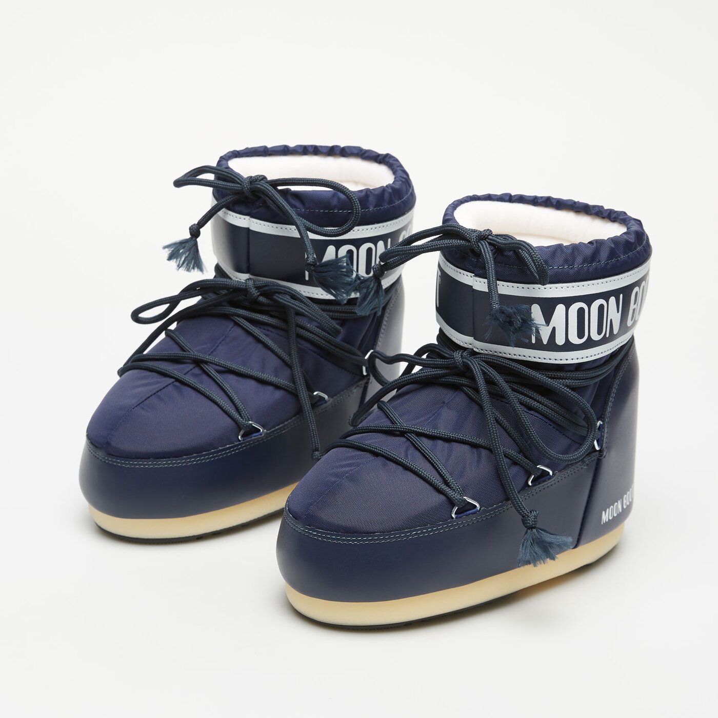 Damskie śniegowce MOON BOOT MB ICON LOW NYLON  80d1409340f003 kolor granatowy