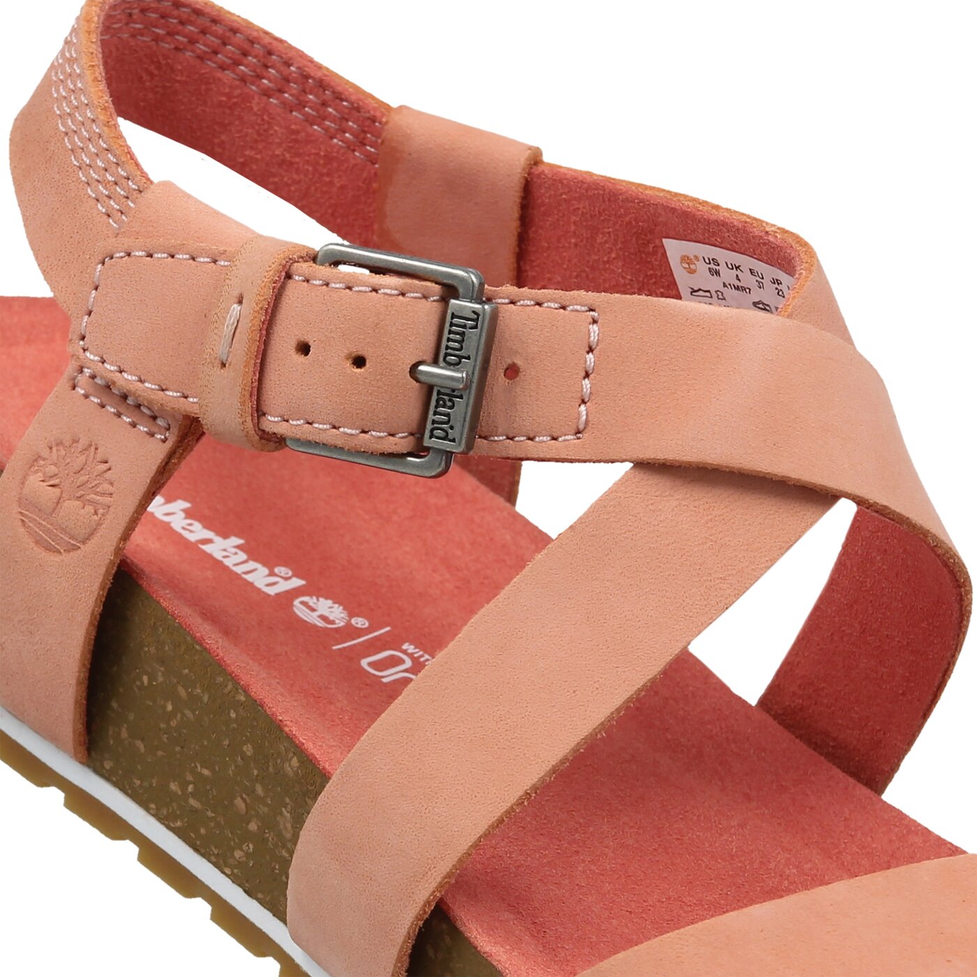 Damskie sandały TIMBERLAND MALIBU WAVES ANKLE ca1mr7 kolor różowy