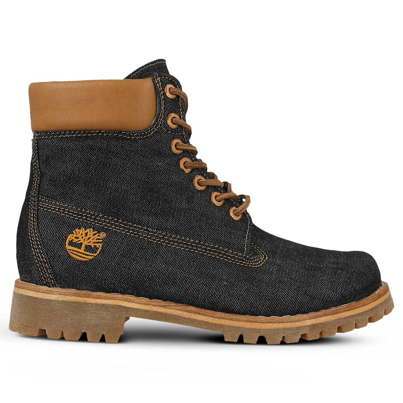 Męskie buty za kostkę TIMBERLAND HERITAGE 6 IN FABRIC C a1b3r kolor granatowy