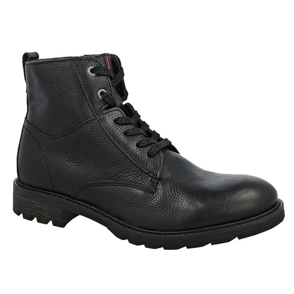 Męskie buty za kostkę TOMMY HILFIGER CURTIS 4A fm56818204990 kolor czarny
