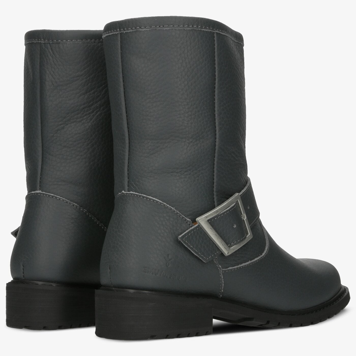 Damskie botki / sztyblety EMU AUSTRALIA DUKE w11898darkgrey kolor szary