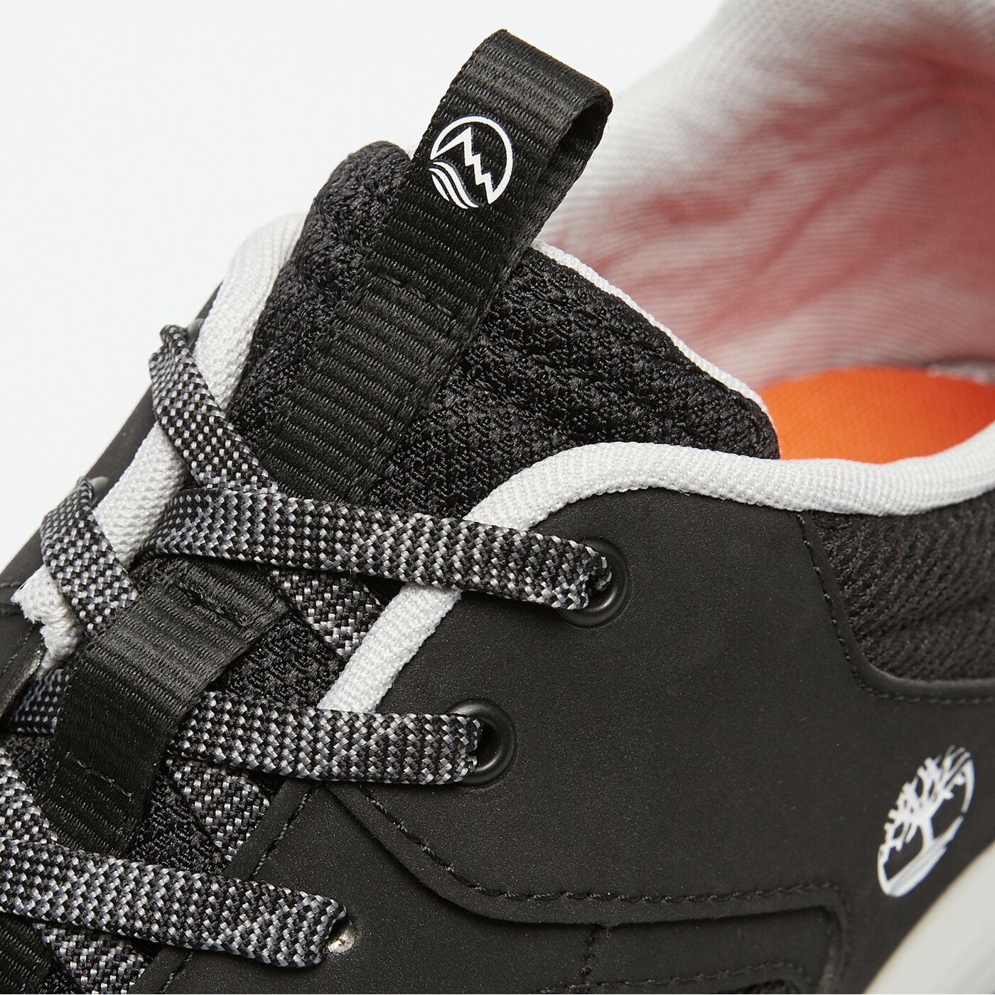 Dziecięce sneakersy (buty) TIMBERLAND MOTION ACCESS LOW LACE UP SNEAKER BLACK MESH tb0a6febek91 kolor czerwony