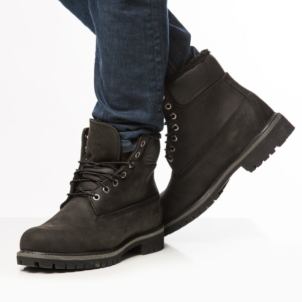 TIMBERLAND PREMIUM 6 INCH BOOT FUR/WARM LINED  a115t kolor czarny
