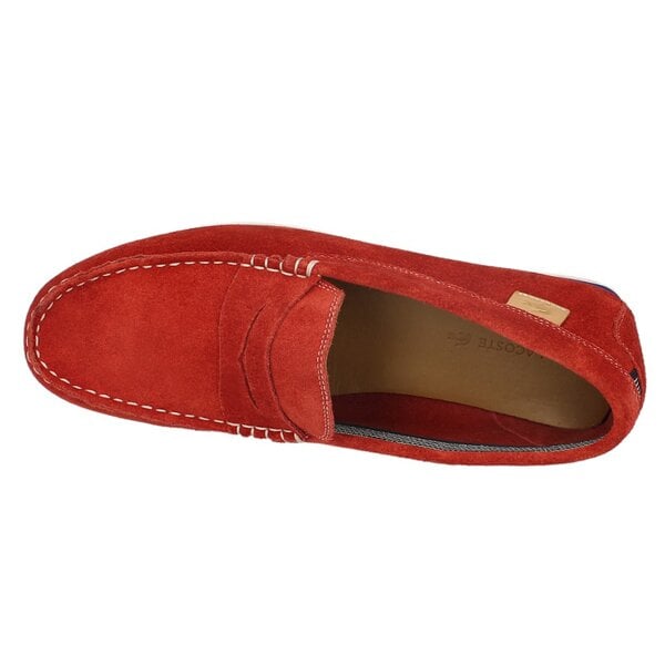 Męskie półbuty LACOSTE CHANLER 2  727srm1211047 kolor czerwony