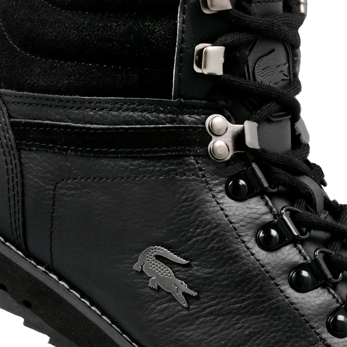 Męskie buty outdoor (trekkingowe) LACOSTE JARMUND WTH 730spm001602h kolor czarny