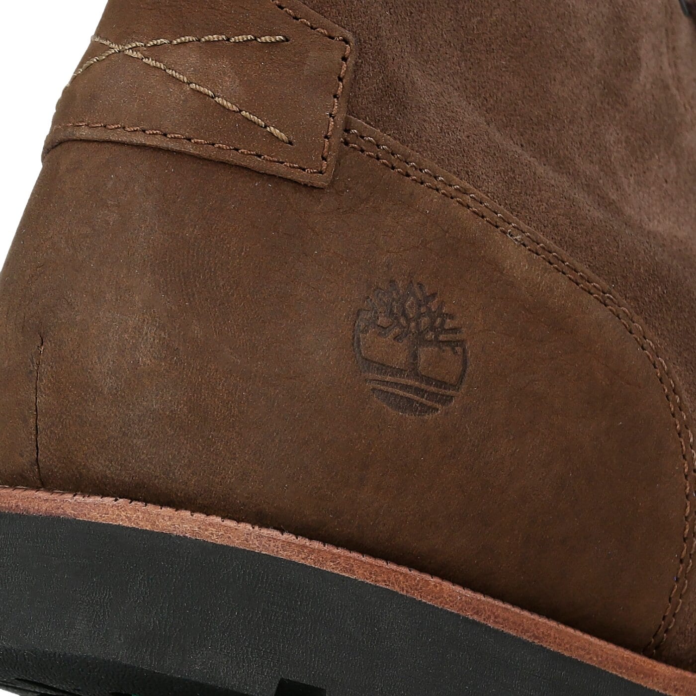 Męskie buty za kostkę TIMBERLAND KENDRICK SIDE ZIP BOO a1jzj kolor brązowy