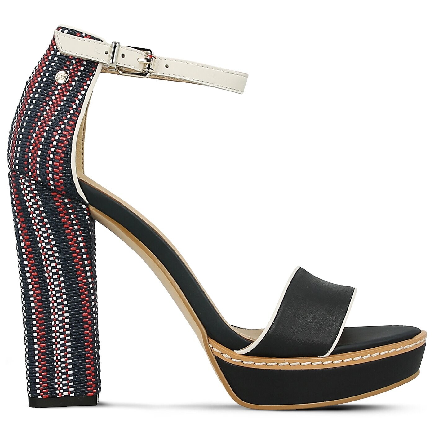 Damskie sandały TOMMY HILFIGER J1285ASMINE 6C fw0fw01042020 kolor granatowy