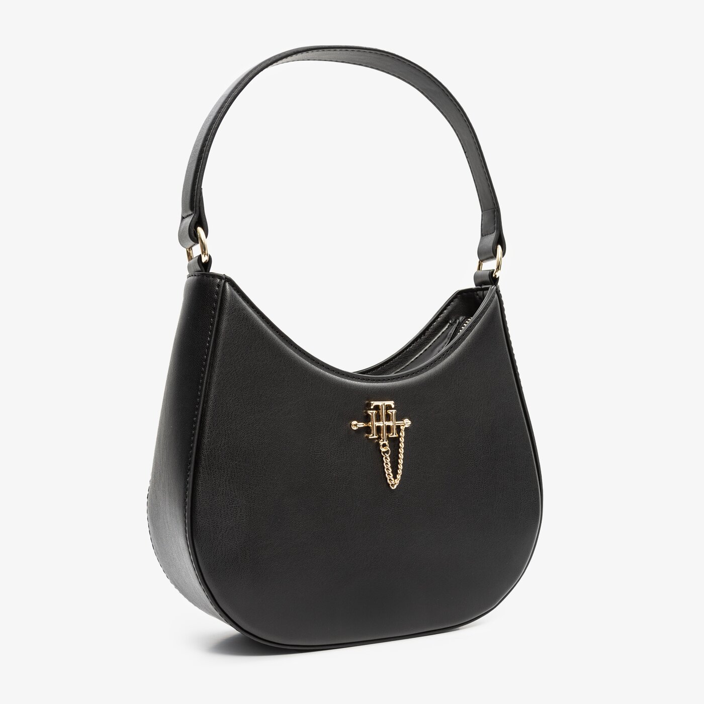 Damska torebka TOMMY HILFIGER TOREBKA TH CHAIN SHOULDER BAG aw0aw11341bds kolor czarny