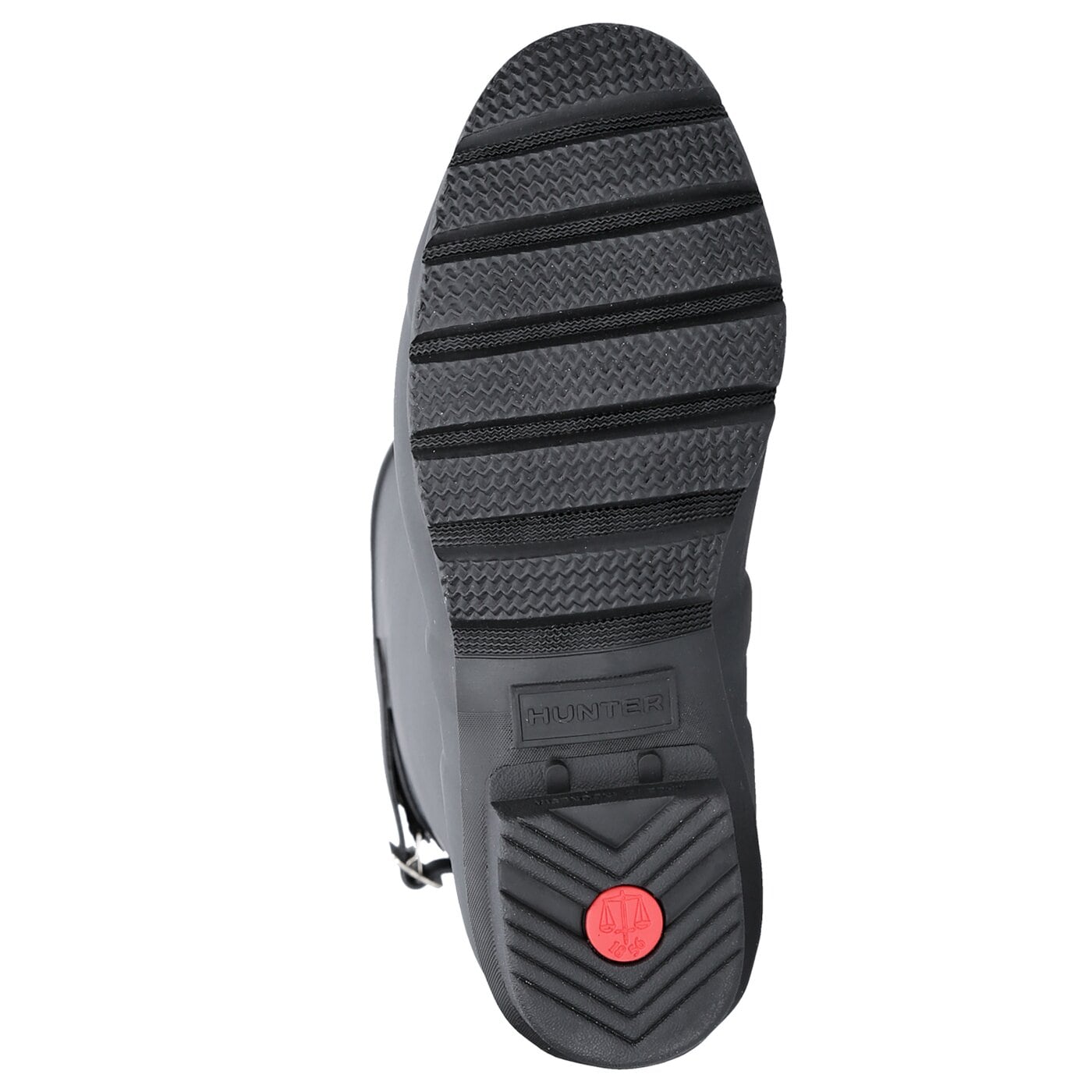 Damskie kalosze (buty gumowe) HUNTER ORIGINAL BACK ADJUST wft1001rma-blk kolor czarny