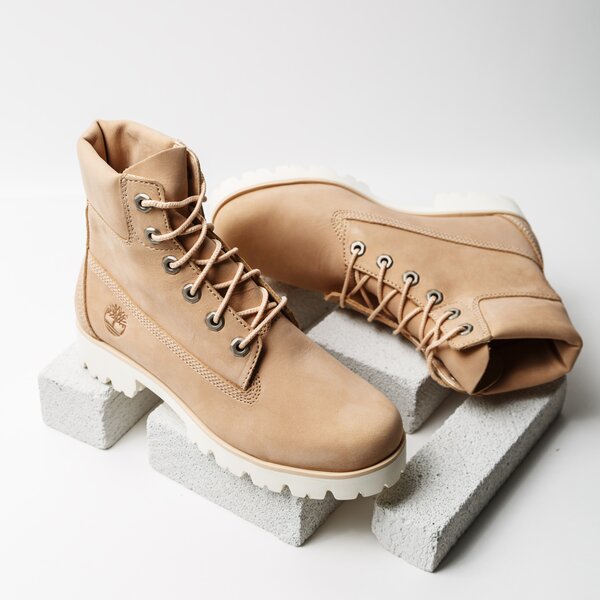 Damskie trapery TIMBERLAND HERITAGE 6IN BOOT a1tyi kolor beżowy