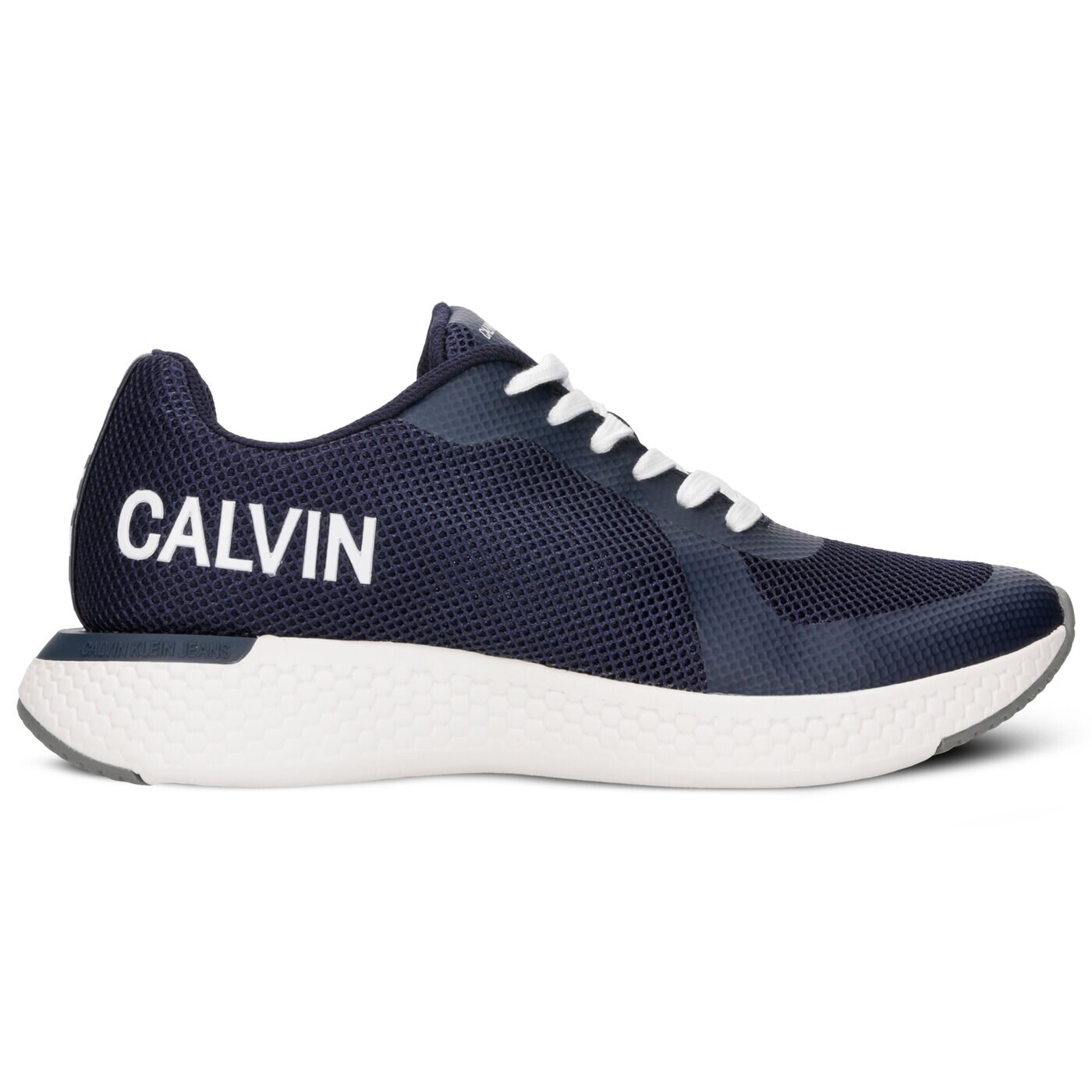 Męskie sneakersy (buty) CALVIN KLEIN AMOS MESH/HF s0584nvy kolor granatowy