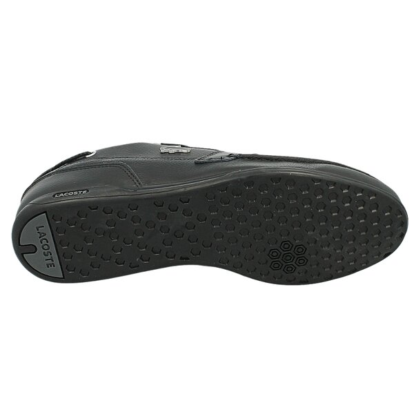 Męskie mokasyny LACOSTE DREYFUS LX  729spm200302h kolor czarny